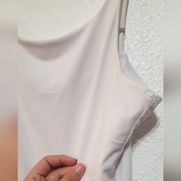 Fashion Nova, Cami slip dress in white. Double linned size 2XL - Picture 4 of 7